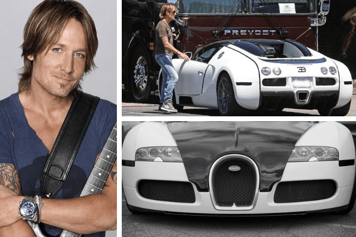 Keith Urban – Bugatti Veyron, Estimated $2.7 Million